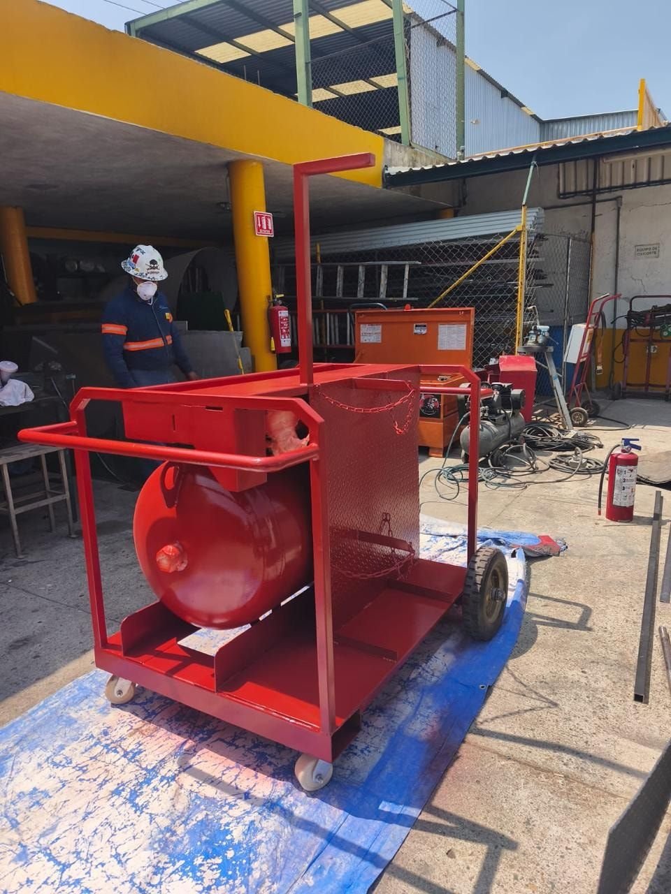 Tanque de aire portátil